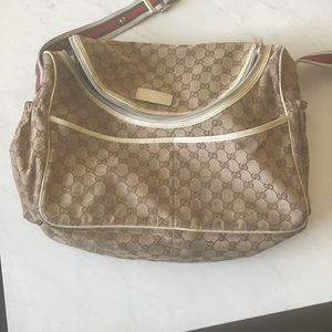 Gucci diaper bag